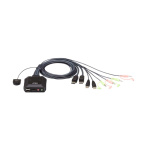 Aten CS22DP 2-Port USB DisPlayPort Cable KVM Switch