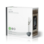 Nedis Coax Cable On Reel | RG58C/U | 50 Ohm | Double Shielded | ECA | 50.0 m | Coax | PVC | White | Gift Box