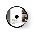 Nedis Coax Cable On Reel | RG174 | 50 Ohm | Single Shielded | ECA | 100.0 m | Coax | PVC | Black | Reel