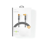 Nedis Coax Cable | IEC (Coax) Male | IEC (Coax) Female | Gold Plated | 75 Ohm | Quad Shielded | 5.00 m | Round | Cotton | Grey / Gun Metal Grey | Cover Window Box Nedis Coax Cable | IEC (Coax) Male | IEC (Coax) Female | Gold Plated | 75 Ohm | Quad Shielded | 5.00 m | Round | Cotton | Grey / Gun Metal Grey | Cover Window Box