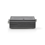 Nedis Digital Audio Converter | 2-way | Audio / video / data connections input: 1x S/PDIF (RCA) Female / 1x Toslink Female | Audio / video / data connections output: 2x RCA Male | Manual | Black