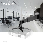 Nedis Projector Mount | Full Motion | 15 kg | Rotatable | Tiltable | Steel | Black