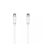 Hama Antenna Cable SAT 90dB F-Coax White 3.0m
