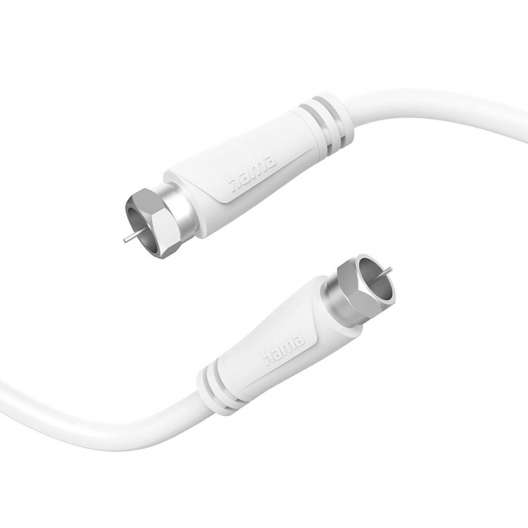Hama Antenna Cable SAT 90dB F-F White 1.5m Hama Antenna Cable SAT 90dB F-F White 1.5m
