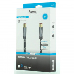 Hama Antenna Cable 120dB Black/Grey 1.5m Hama Antenna Cable 120dB Black/Grey 1.5m