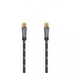 Hama Antenna Cable SAT 120dB F-F Black/Grey 1.5m