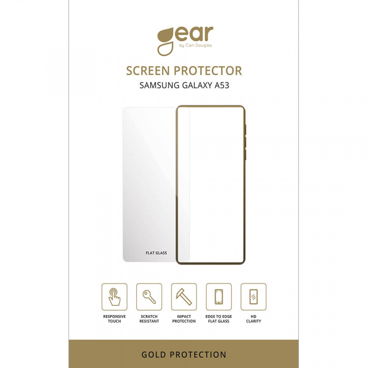 Gear Screen Protector 2.5D Gold Case Friendly - Samsung Galaxy A53