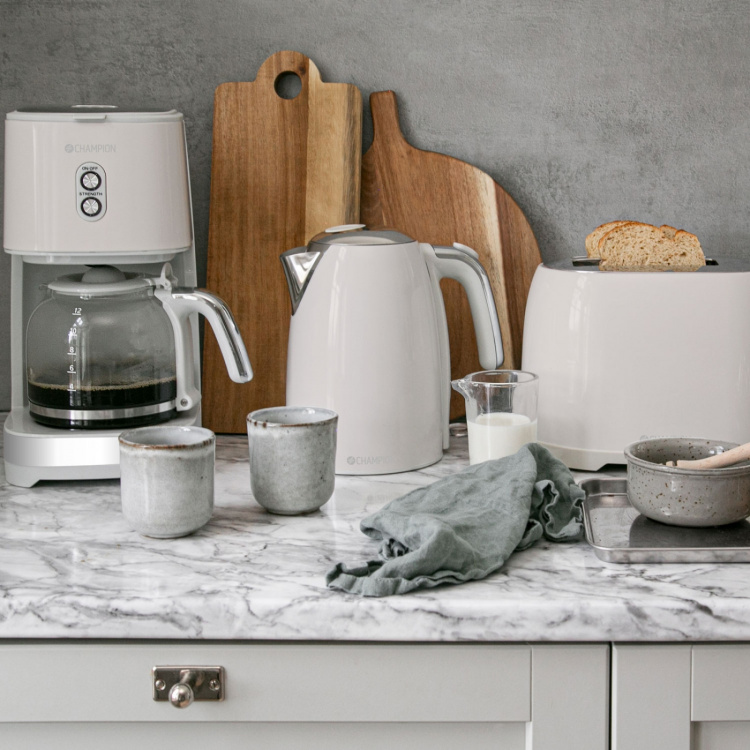 Champion Kaffebryggare Creme White Serie
