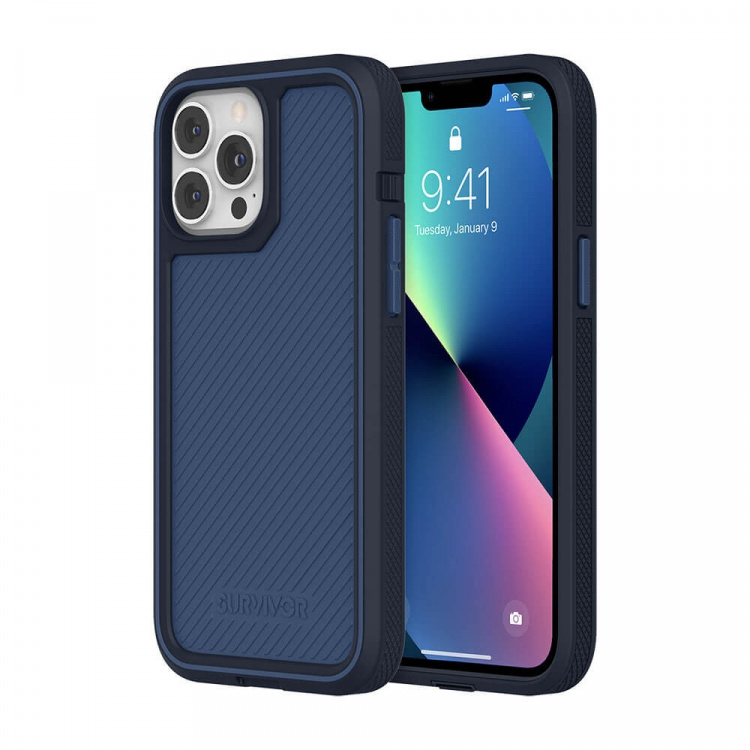 Survivor Mobile Cover AT Earth iPhone 13 Pro Max Storm Blue