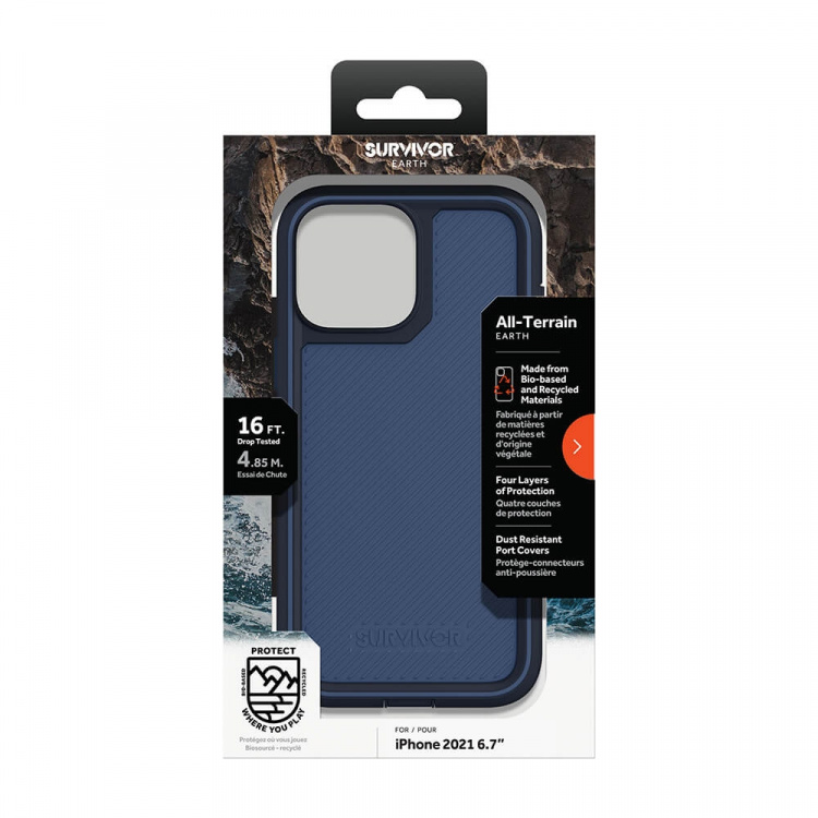 Survivor Mobile Cover AT Earth iPhone 13 Pro Max Storm Blue