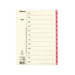 ESSELTE Register Servo A4/Jan-Dec Pink