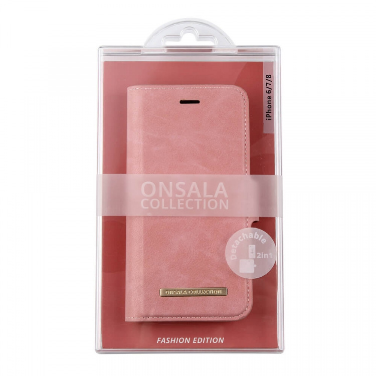 Onsala Wallet Case Dusty Pink - iPhone6/7/8