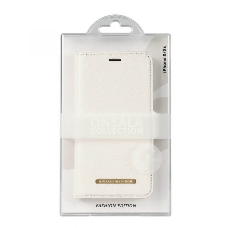 Onsala Mobile Wallet Saffiano White iPhoneX/Xs Onsala Mobile Wallet Saffiano White iPhoneX/Xs