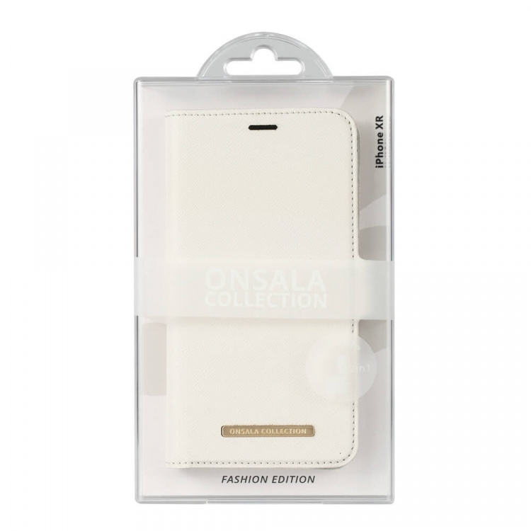 Onsala Mobile Wallet Saffiano White iPhoneXR Onsala Mobile Wallet Saffiano White iPhoneXR