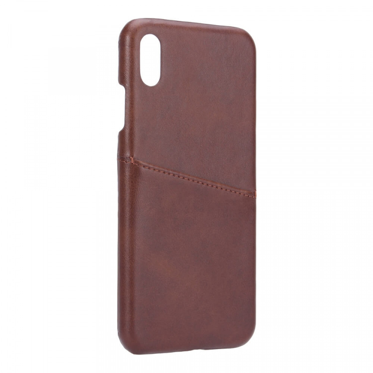 Onsala Mobilecover Brown iPhone X/XS Max Creditcard Pocket Onsala Mobilecover Brown iPhone X/XS Max Creditcard Pocket