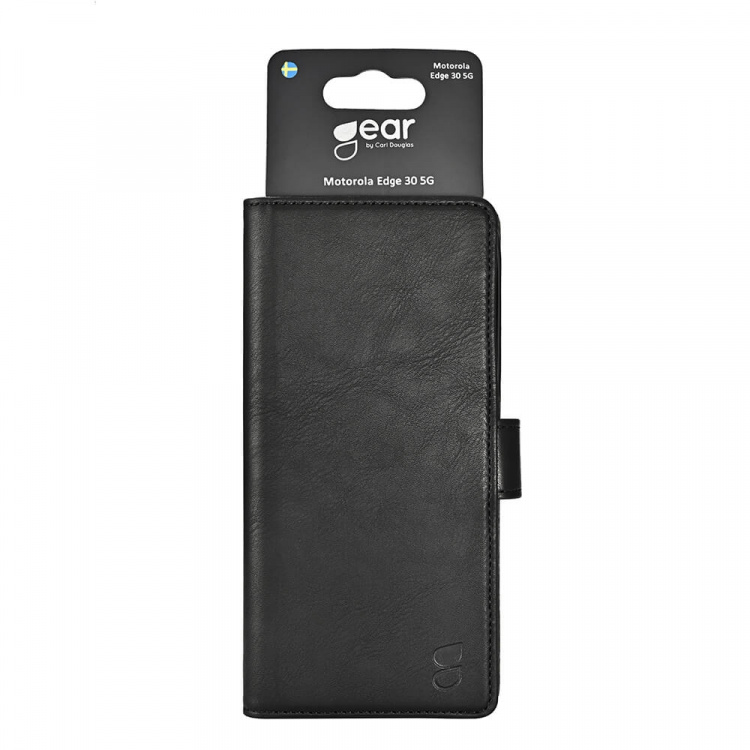 Gear Wallet Case Black - Motorola Edge 30 5G