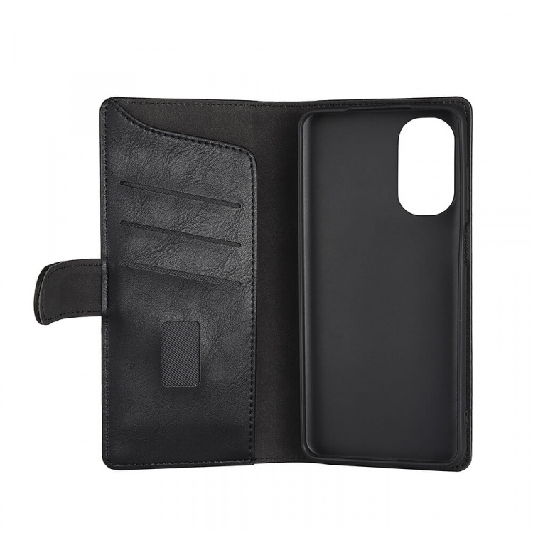 Gear Wallet Case Black - Motorola Moto G52
