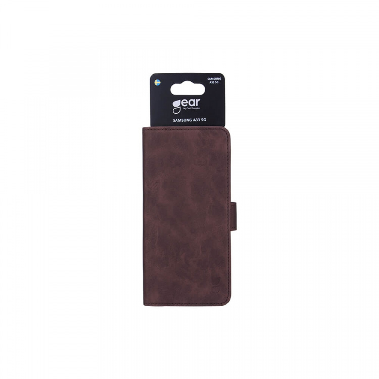 Gear Wallet Case Brown - Samsung Galaxy A33 5G