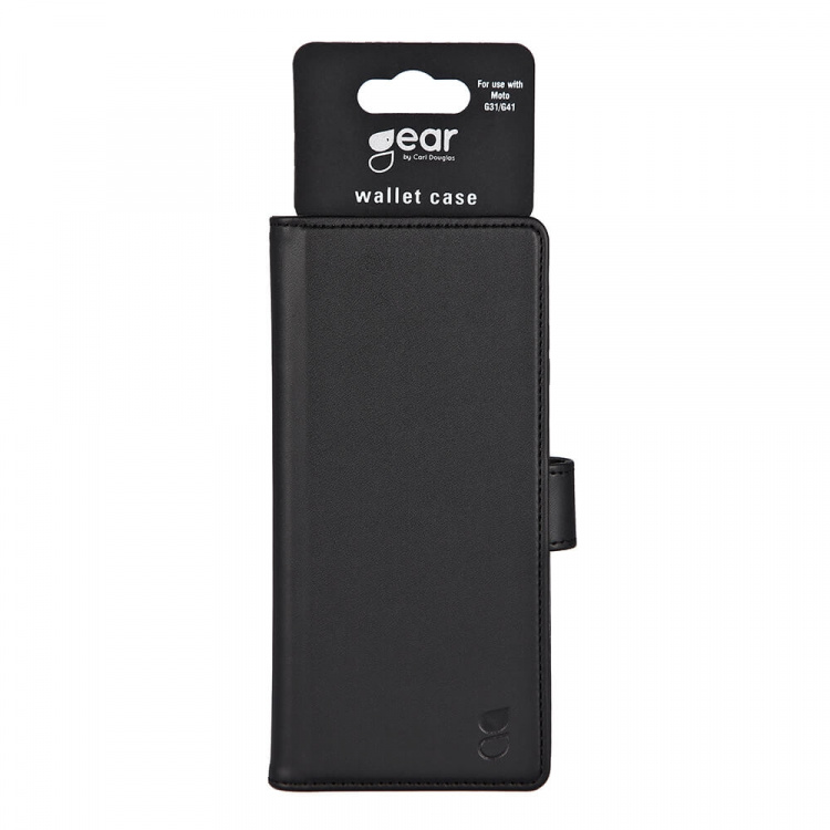 Gear Wallet Case Black - Motorola Moto G41