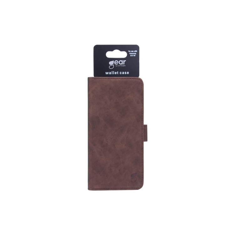Gear Wallet Case Brown - Samsung A22 5G