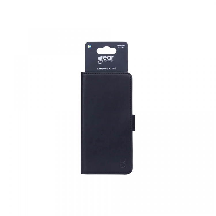 Gear Wallet Case Black - Samsung A22 4G Gear Wallet Case Black - Samsung A22 4G