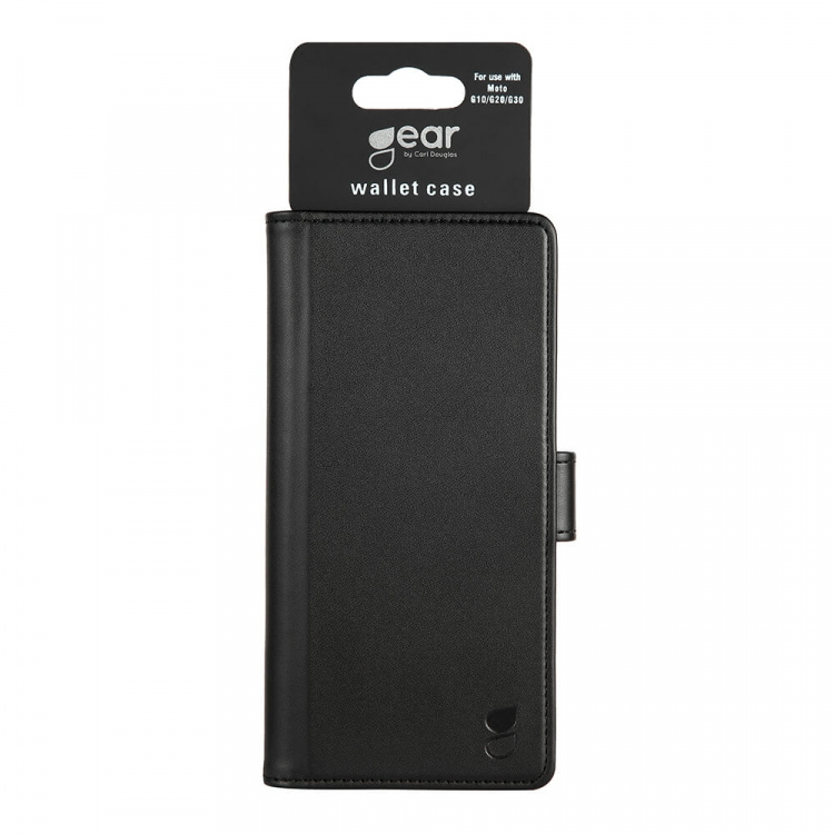 Gear Wallet Case Black - Motorola G10 / G20 / G30