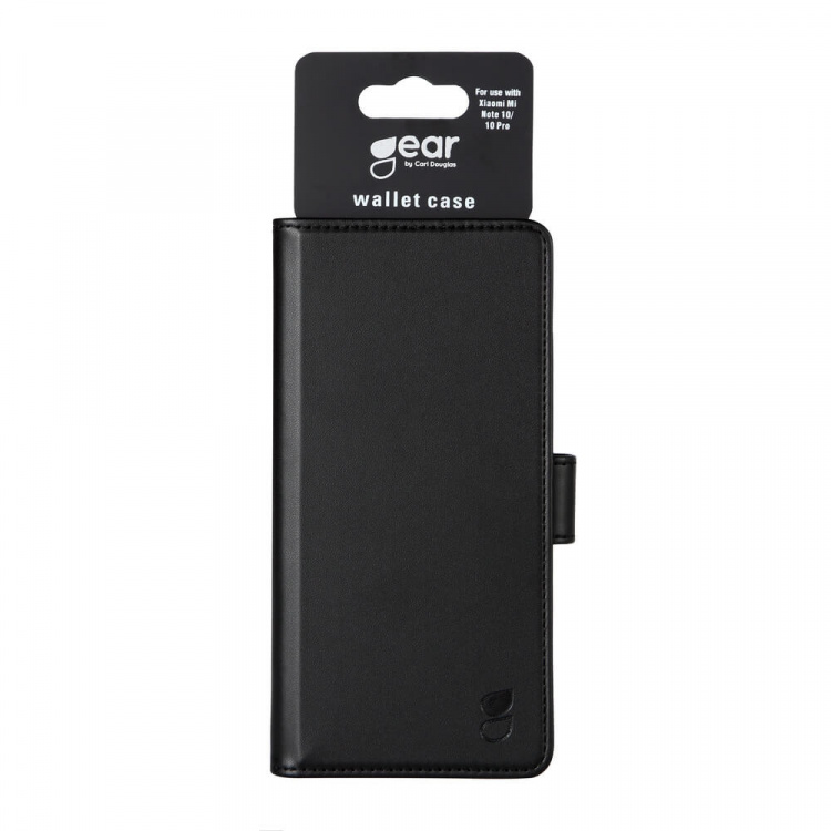 Gear Wallet Case Black - Xiaomi Mi Note10/Note10 Pro/CC9 Pro Gear Wallet Case Black - Xiaomi Mi Note10/Note10 Pro/CC9 Pro