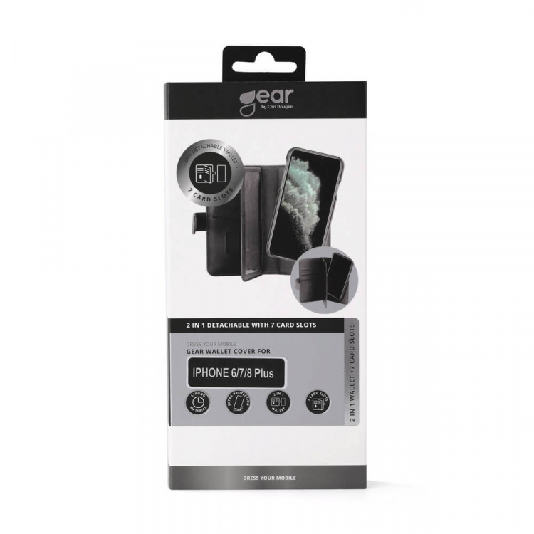 Gear Wallet Case Black - iPhone 6/7/8 Plus Gear Wallet Case Black - iPhone 6/7/8 Plus