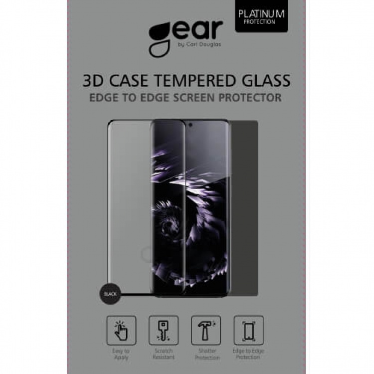 Gear Glass Prot. 3D Full Cover Black Samsung Galaxy S22+ 5G / S23+ 5G Gear Glass Prot. 3D Full Cover Black Samsung Galaxy S22+ 5G / S23+ 5G