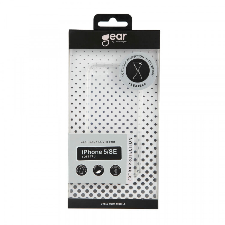 Gear Phone Case TPU Transparent - iPhone 5/SE