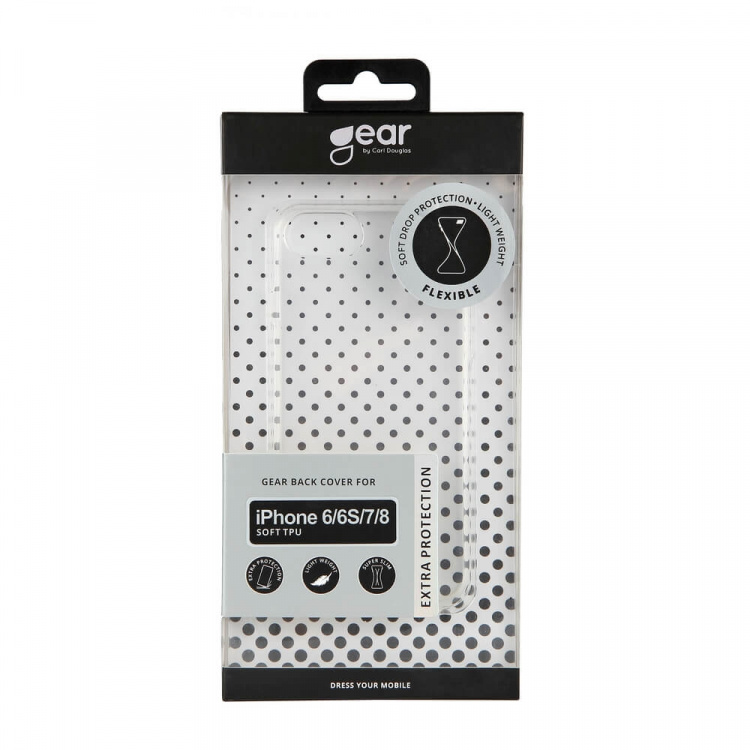 Gear Phone Case TPU Transparent - iPhone 6 / 7 / 8 / SE Gear Phone Case TPU Transparent - iPhone 6 / 7 / 8 / SE