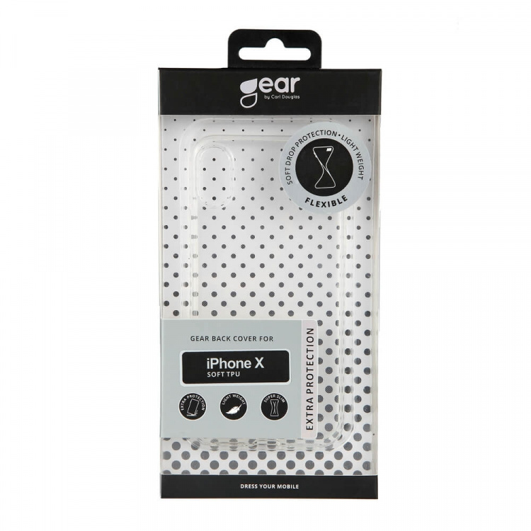 Gear Phone Case TPU Transparent - iPhone X/XS Gear Phone Case TPU Transparent - iPhone X/XS