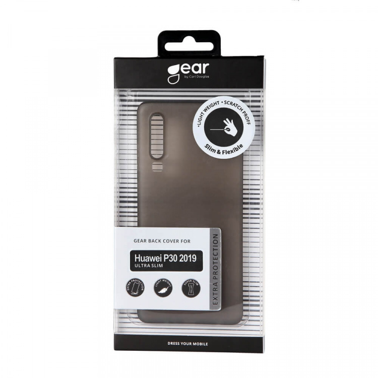 Gear Phone Case Ultra Slim Black - Huawei P30 2019
