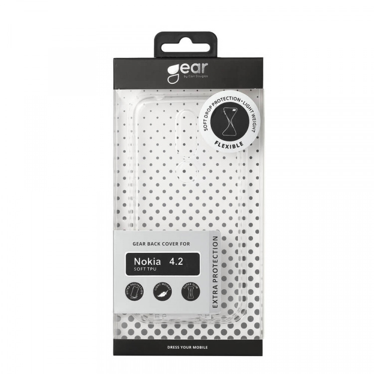 Gear Phone Case TPU Transparent - Nokia 4.2