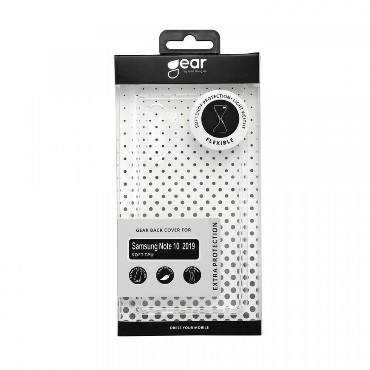 Gear Phone Case TPU Transparent - Samsung Note 10 2019
