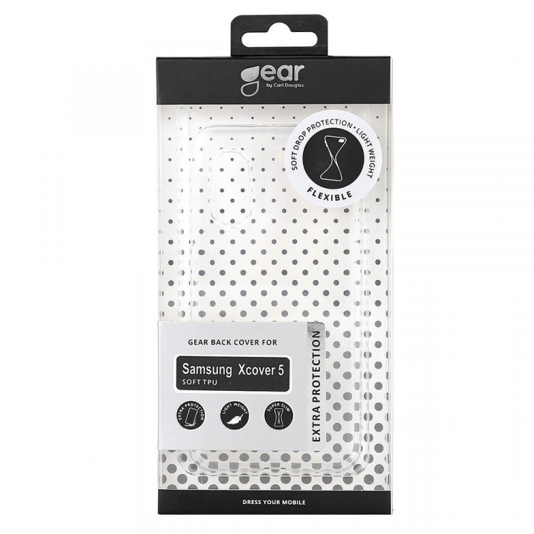 Gear Phone Case TPU Transparent - Samsung Xcover 5 Gear Phone Case TPU Transparent - Samsung Xcover 5