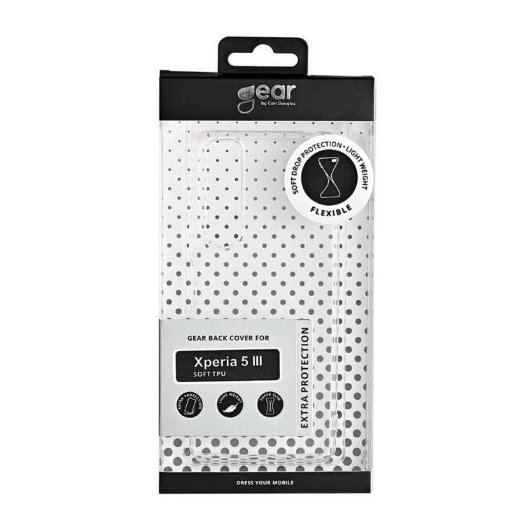 Gear Phone Case TPU Transparent - Xperia 5 III Gear Phone Case TPU Transparent - Xperia 5 III