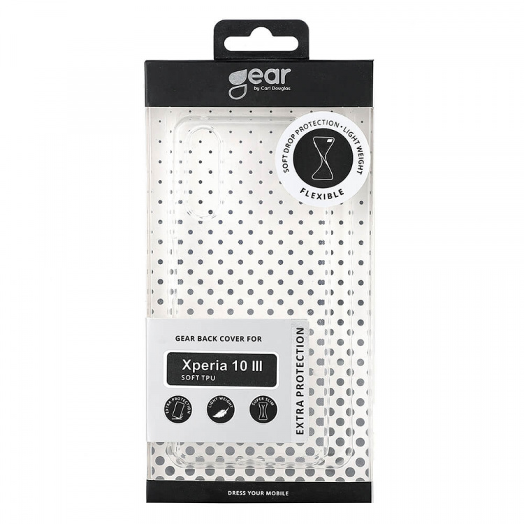 Gear Phone Case TPU Transparent - Xperia 10 III