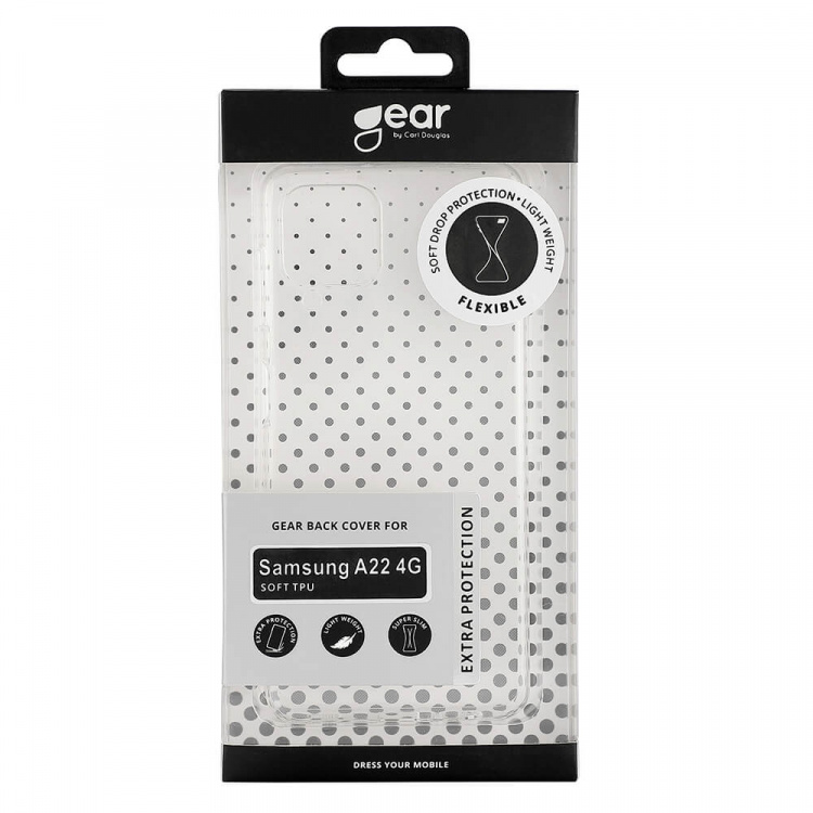 Gear Phone Case TPU Transparent - Samsung A22 4G