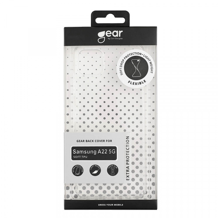 Gear Phone Case TPU Transparent - Samsung A22 5G
