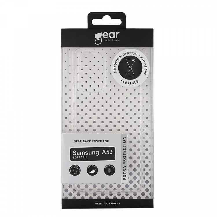 Gear Phone Case TPU Transparent - Samsung A53 5G Gear Phone Case TPU Transparent - Samsung A53 5G