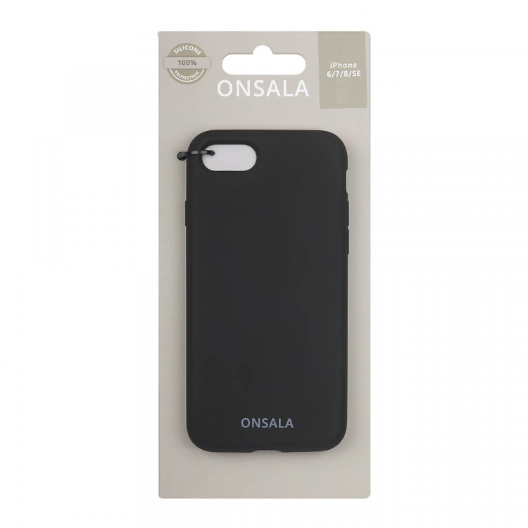 Onsala Phone Case Silicone Black - iPhone 6/7/8/SE Onsala Phone Case Silicone Black - iPhone 6/7/8/SE