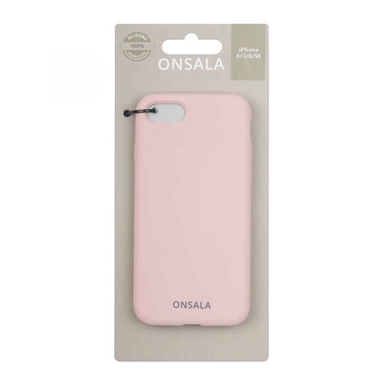Onsala Phone Case Silicone Sand Pink - iPhone 6/7/8/SE