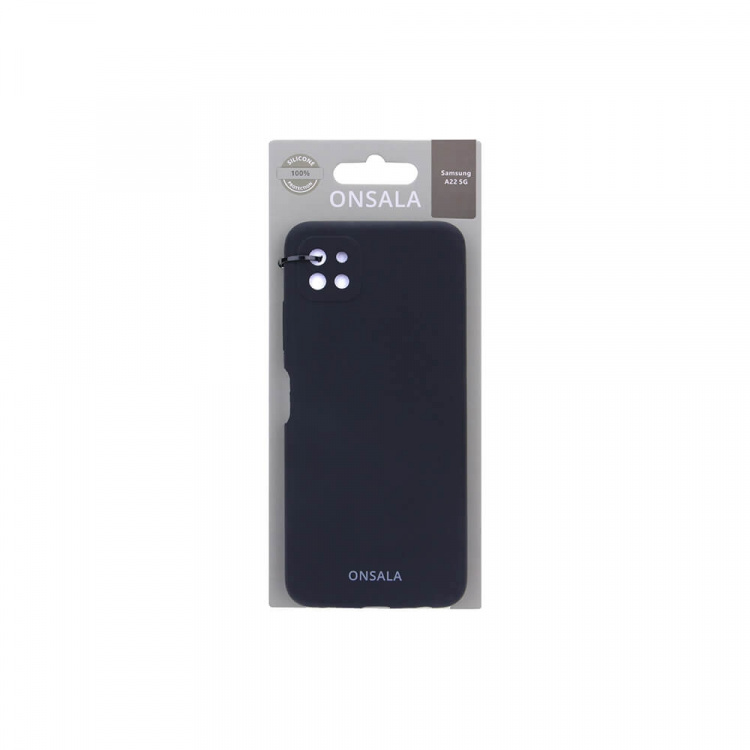 Onsala Phone Case Silicone Black - Samsung A22 5G Onsala Phone Case Silicone Black - Samsung A22 5G