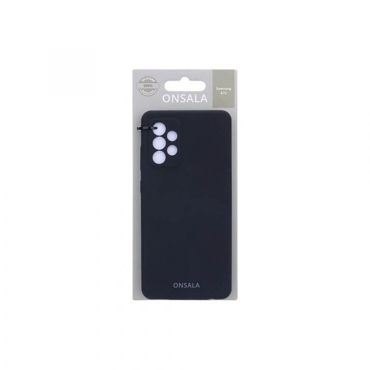 Onsala Phone Case Silicone Black - Samsung A72
