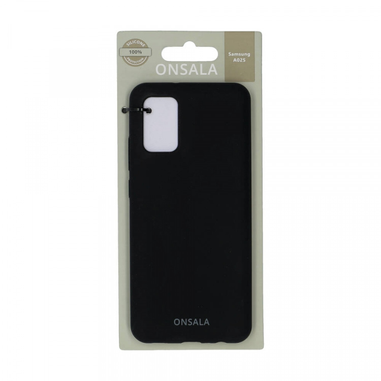 Onsala Phone Case Silicone Black - Samsung A02s
