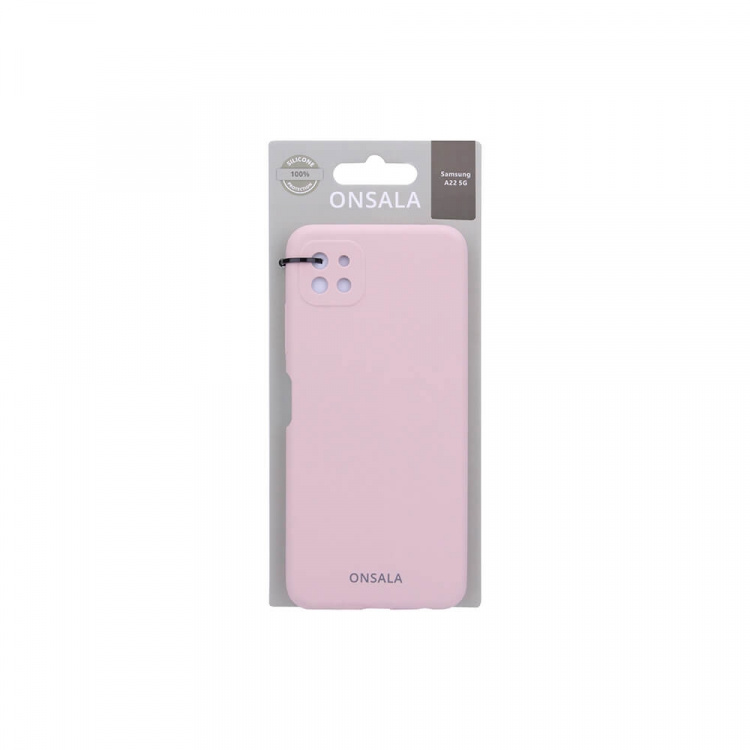 Onsala Phone Case Silicone Sand Pink - Samsung A22 5G