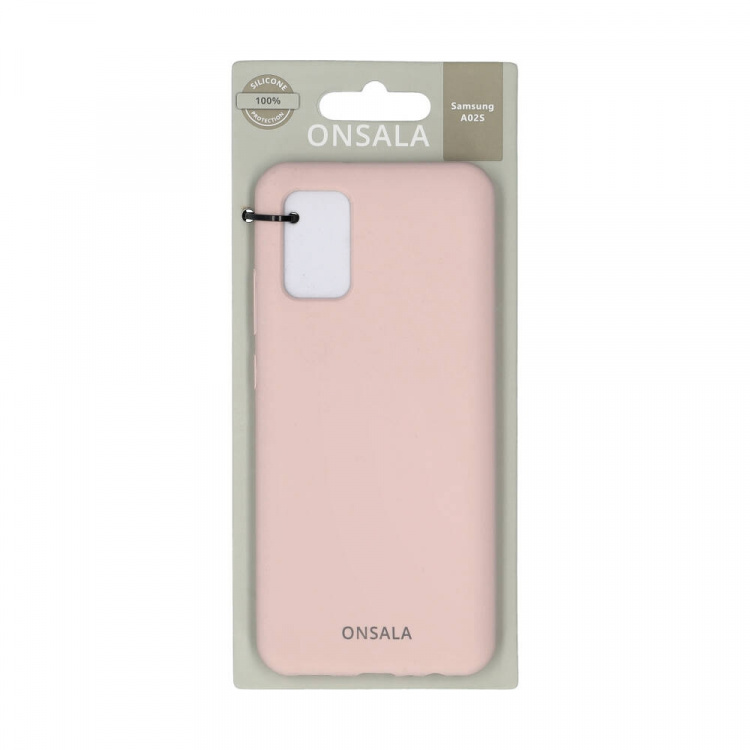 Onsala Phone Case Silicone Sand Pink - Samsung A02s