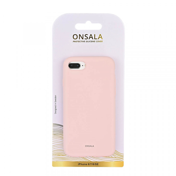 Onsala Phone Case Silicone Chalk Pink - iPhone 6/7/8/SE Onsala Phone Case Silicone Chalk Pink - iPhone 6/7/8/SE