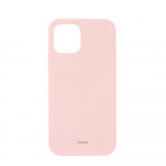 Onsala Phone Case Silicone Chalk Pink - iPhone 12 / 12 Pro